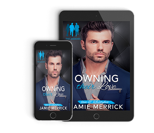 Owning Their Love by Jamie Merrick - MMF Romance Book Cover Mock Ups